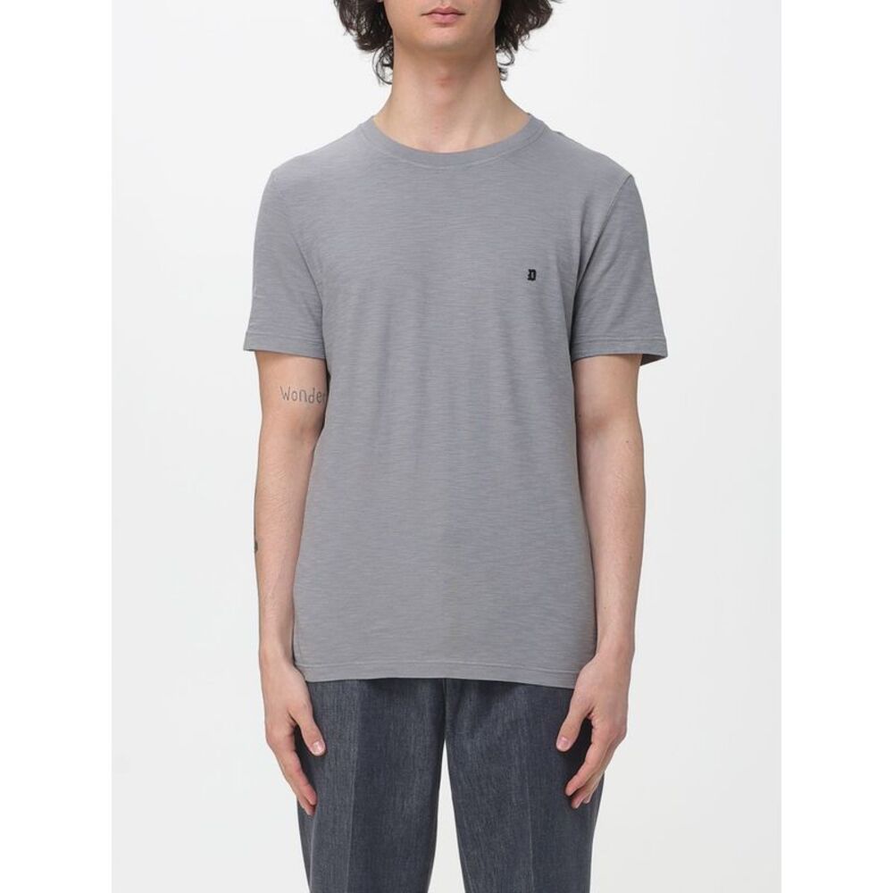 Dondup Men Cotton Crew Neck T-Shirt Dondup